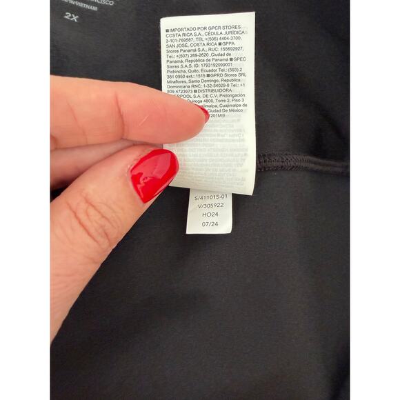 NWOT Elation High Rise Matte Foil Shine 7/8 Legging sz. 2X - Picture 9 of 9